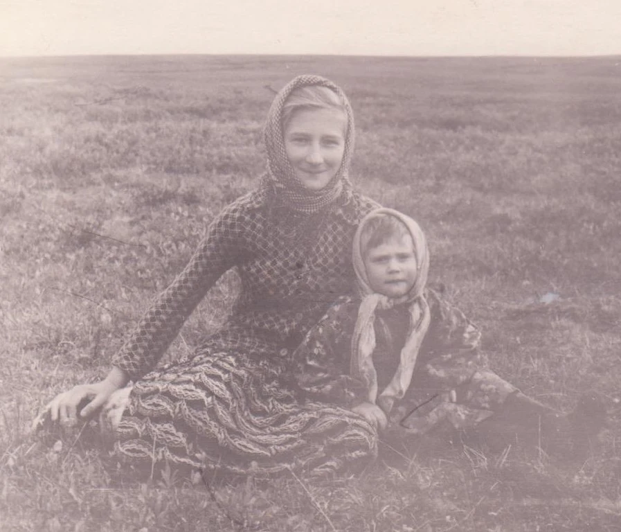 Original black-and-white photo