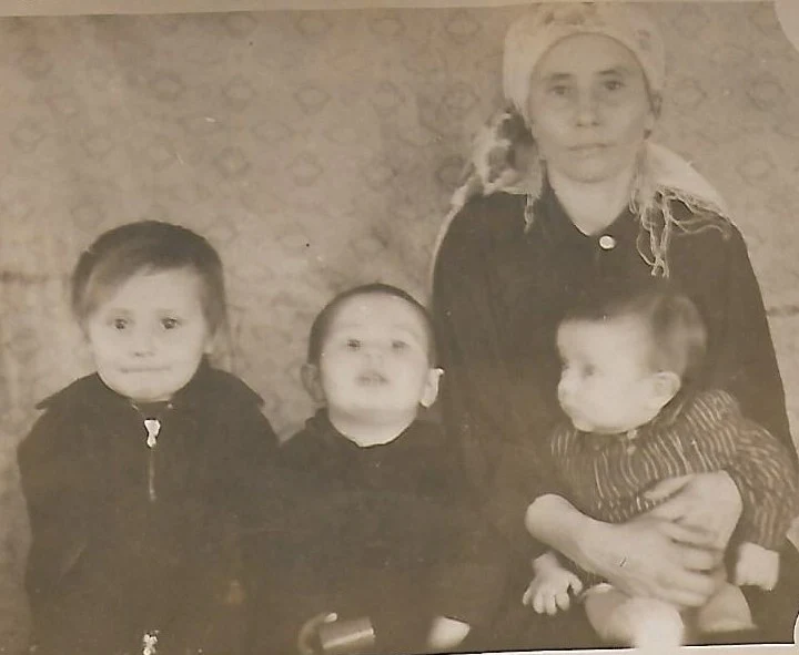 Original black-and-white photo
