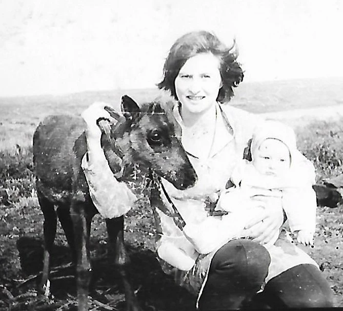 Original black-and-white photo